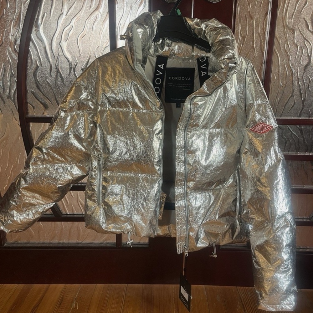 Brand New Cordova Mont Blanc Silver Ski Jacket Medium with Tags
